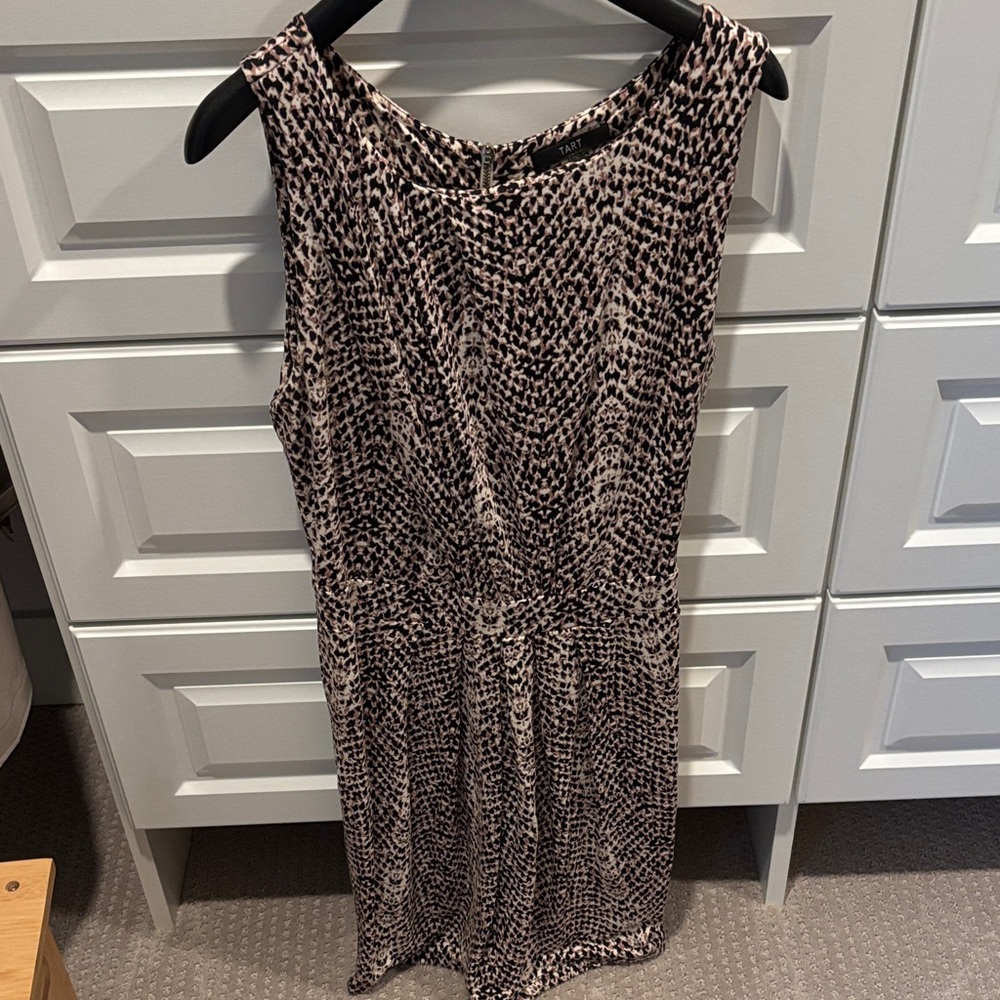 Tart Black and White Midi Dress